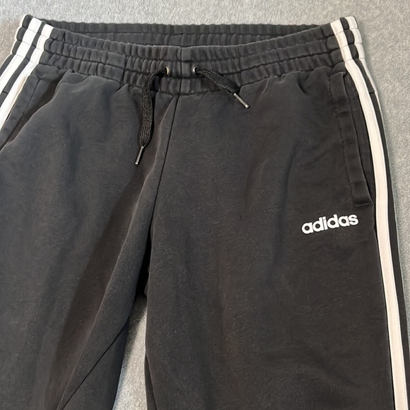 Adidas Joggers Womens Medium Black Athletic Athleisure - Picture 6 of 9